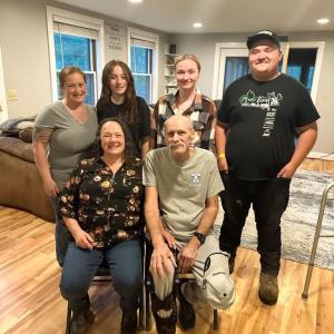 Back row (from left): Heidi Thiboutot, Bryleigh Thiboutot, Nevaeh Thiboutot and Gavin Bonang. Front row (from left): Vicki and Dennis Mosier. Courtesy photo
Back row (from left): Heidi Thiboutot, Bryleigh Thiboutot, Nevaeh Thiboutot, Gavin Bonang Front row (from left): Vicki and Dennis Mosier Courtesy photo