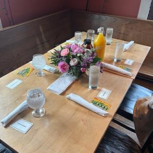 Flower Arrangement by Loius Doe at Newcastle Publick House