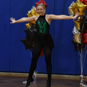 Miss Windjammer 2019 Alana LaCourse mid performance. Leah Plummer photo