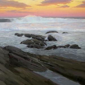 Light on the Rising Tide by Paul Batch, oil on canvas 30” x 40”