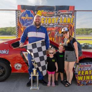 Kyle Enman and his family: Chevelle, Silas and Jessica. Jasen Dickey Photography