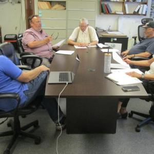 Selectmen and town administrator continued work of revisions to the town’s personnel policy. PHIL DI VECE/Wiscasset Newspaper