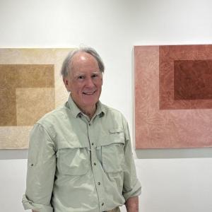 Jack Silverio's solo show at Studio 53 features 22 geometric studies of the Golden Ratio. Final week ahead of this show run. LISA KRISTOFF/Boothbay Register