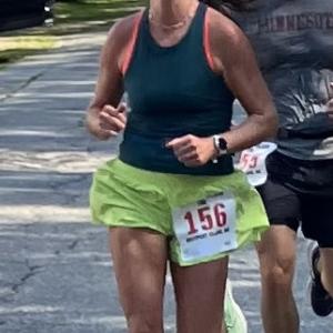 First place female runner: Amy Schmid. Courtesy photo