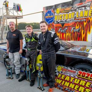 Modified top 3, from left: Dan Brown, Cody Watts, Chuck Colby and Reed Reno. Jasen Dickey Photography
