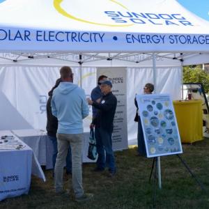 Energy efficiency is a strong focus at the Common Ground Fair. (Photo by Lynda Clancy)