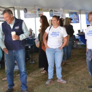 Rick Bennett, running for Maine Governor. (Photo by Lynda Clancy)