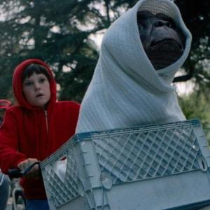A memorable scene from "E.T. The Extra-Terrestrial." See it again on an outdoor screen at the Lincoln Home this Friday, Sept. 12! Courtesy of the Lincoln Theater