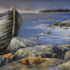 "Lobster Boat on Deer Isle" by Roy Smith