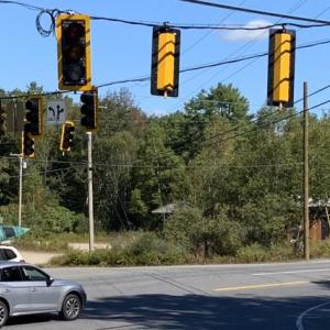 Edgecomb selectmen reported on Sept. 16 that Maine Department of Transportation has begun signal work at the intersection of Route One and Cochran Road. BILL PEARSON/Boothbay Register Route 1