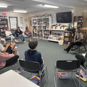 Shenna Bellows joins CTL's 7-8 class to talk more in-depth about her job and answer their questions about the issues that are most important to them. 