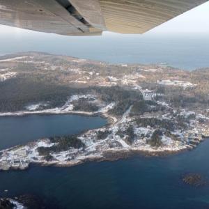 Matinicus Island is a 12-minute flight from the airport at Owls Head, near Rockland. Courtesy of Bethany Woodworth.
