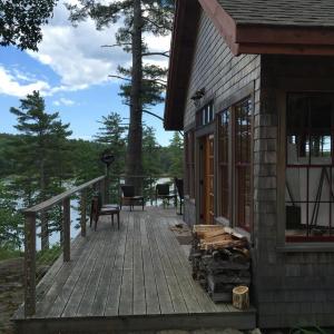 The harvest house overlooks the Sheepscot River. File photo 