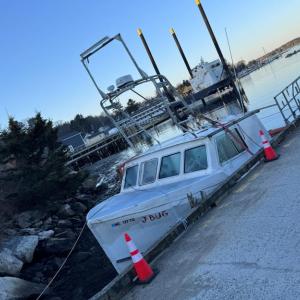 J BUG at the Boothbay Harbor fish pier. Courtesy photo