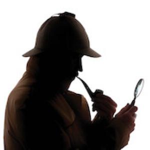 Detective silhouette 