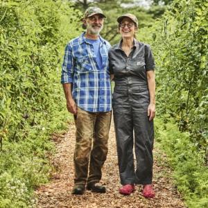 Erica Berman and Alain Ollier, Veggies to Table co-founders. Michael Wilson photo