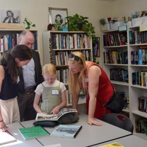 The main building of the school was open to guests to enjoy materials from CTL's archives. Courtesy photo