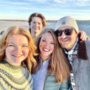 New CEO Megan Benvenuto and her family; Emma, Mark, Megan, and Eric. EMMA BENVENUTO/Boothbay Register
