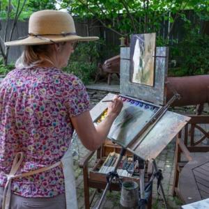  Waldoboro artist Roberta Goschke 