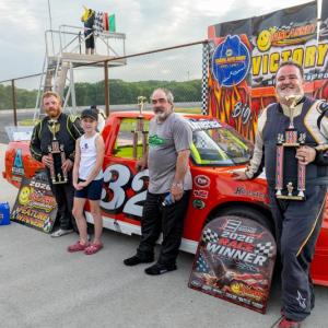 ProTrucks, pictured from left, Tyler Chapman, Alex Parker, Randy Burr and Jason Paquette. Jasen Dickey photo 