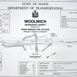 MDOT's plan showing the Rt. 127 culvert replacement.