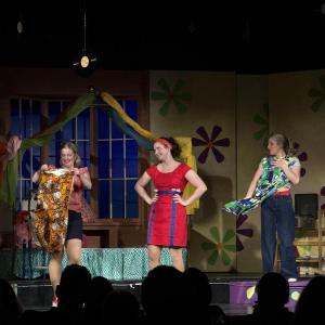A scene from "Lights! Ladies! Legends!" playing at Carousel Music Theater through Aug. 26. Courtesy of Paulette Carter