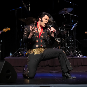Dan Fontaine and the Memphis Sun Mafia bring a full Elvis Presley show to the Waldo Sept. 20. Courtesy of the venue 