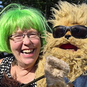 Olde Bristol Days stalwart Deb Arter of Damariscotta returned with her little friend in their 1930 Ford Model-T. Courtesy photo