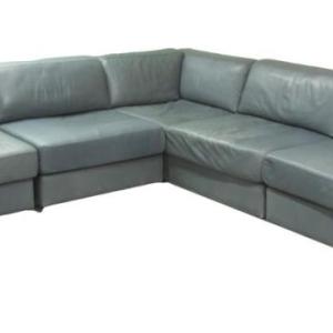 5 Piece Leather Sectional Sofa