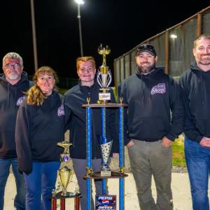 Chassidy Shorty is joined by her family after being crowned the 2026 “Driver of the Year.” Jasen Dickey photo
