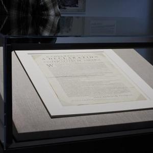 The Dunlap Broadside Declaration of Independence. Courtesy of Maine Historical Society