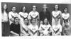 Challenge member Katrina “The Ninja” Clark didn’t play football but here she is (holding the ball) as a member of her high school volleyball team. She says she was a fine server. Courtesy of Katrina Clark