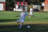 Ethan James controls the ball October 8 against Spruce Mountain. James and the Wolverines dispatched a tough Spruce Mountain team, 2-0, behind goals from Russell Marr and JD Souza. BEN BULKELEY/Wiscasset Newspaper