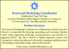 Event and Marketing Coordinator