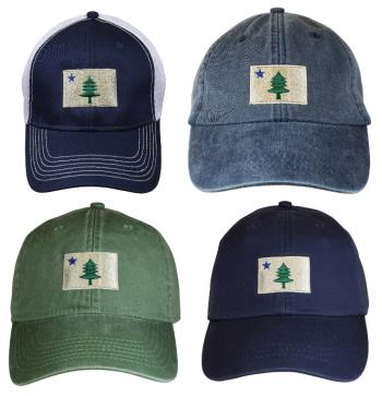 1820 1901 maine flag hat on sale for sale