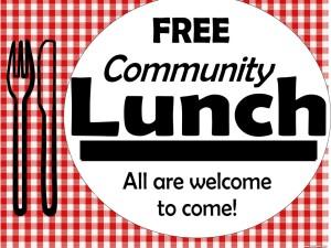 Community Lunch, benefit, great food