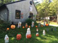 Halloween, Route 144, decorations
