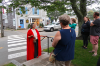 A Red Cloak Haunted History Tour in Boothbay Harbor. Mimi Steadman photo