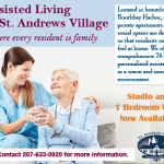 Assisted living St. Andrews Village Boothbay Harbor