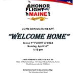 Honor Flight Maine Welcome home